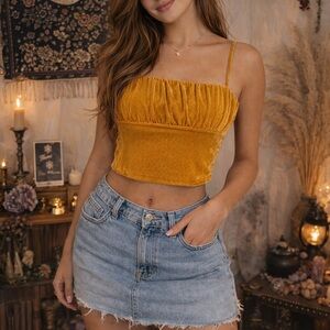 Urban Outfitters Corduroy Crop Top